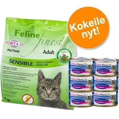 2 kg Porta 21 + 6 x 90 g Porta-märkäruokaa pakettihintaan! - Finest Adult