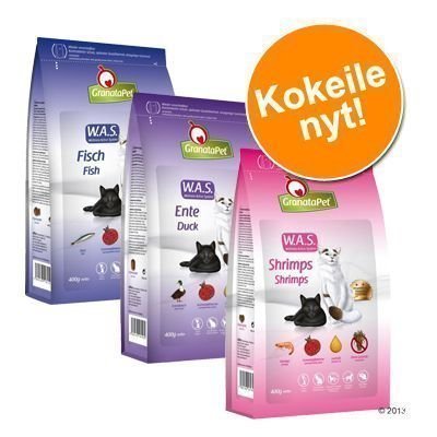 3 x 2 kg GranataPet -makuvalikoima kokeilupakkauksessa! - monta makua