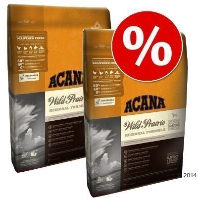Acana-säästöpakkaus - 2 x 13 kg Wild Prairie