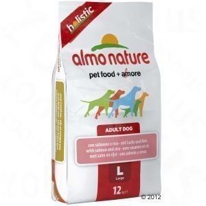 Almo Nature Adult Large Salmon & Rice - säästöpakkaus: 2 x 12 kg