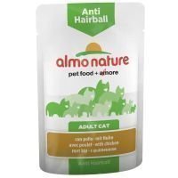 Almo Nature Anti Hairball Pouch 6 x 70 g - kana