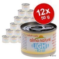 Almo Nature Light -säästöpakkaus 12 x 50 g - 2 makua