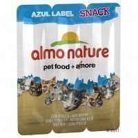 Almo Nature Snack Azul Label 3 x 5 g - säästöpakkaus: kana (6 x 3 á 5 g)