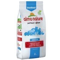 Almo Nature Sterilised Beef & Rice - säästöpakkaus: 2 x 2 kg