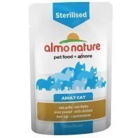 Almo Nature Sterilised Pouch 6 x 70 g - kana