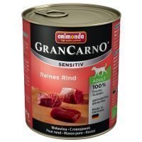 Animonda GranCarno Sensitive 6 x 800 g - nauta & peruna