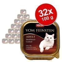 Animonda vom Feinsten Adult -säästöpakkaus 32 x 100 g - kalkkuna & kaninliha