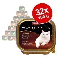 Animonda vom Feinsten Adult -valikoima 32 x 100 g - kala & liha