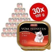 Animonda vom Feinsten Kitten -säästöpakkaus 30 x 100 g - naudanliha