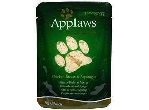 Applaws Cat Pouches Chicken & Aspargus 12x70g
