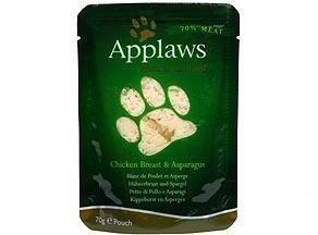 Applaws Cat Pouches Chicken & Aspargus 12x70g