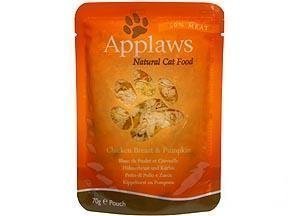 Applaws Cat Pouches Chicken & Pumpkin 12x70g