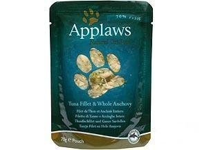 Applaws Cat Pouches Tuna & Anchovy 12x70g