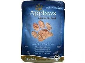 Applaws Cat Pouches Tuna & Seabream 12x70g