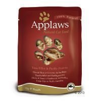 Applaws-kissanruoka 12 x 70 g - tonnikalafileet & anjovis