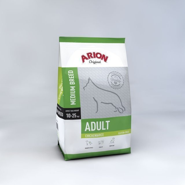 Arion Dog Adult Medium Chicken & Rice 12 Kg