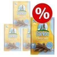 Barkoo Dental Snacks -säästöpakkaus - suurille koirille (56 kpl)