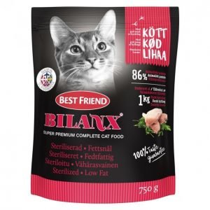 Best Friend Bilanx Kissan Täysravinto750g Steriloitu Vähärasvainen