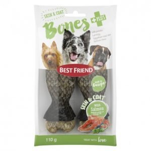 Best Friend Bones Skin&Coat Purupatukka+Lohi 110 G