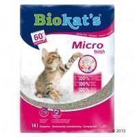 Biokat's Micro Fresh -kissanhiekka - säästöpakkaus: 2 x 14 l