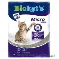 Biokat's Micro -kissanhiekka - säästöpakkaus: 2 x 14 l