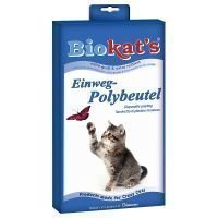 Biokats Polybag -kertakäyttöpussi kissanhiekalle - 12 kpl