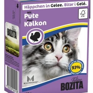 Bozita Kalkkunanlihaa Sisältävät Bozita Feline Palat Hyytelössä 16 X 370 G