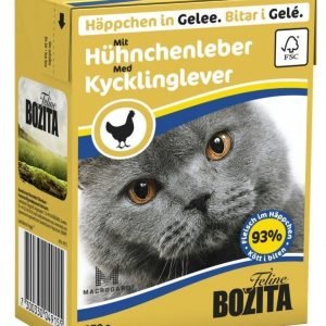 Bozita Kananmaksaa Sisältävät Bozita Feline Palat Hyytelössä 16 X 370 G