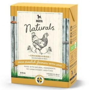 Bozita Naturals Chicken & Rice Bitar I Gelé 16x370 G