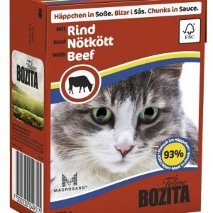 Bozita Naudanlihaa Sisältävät Bozita Feline Palat Kastikkeessa 16 X 370 G