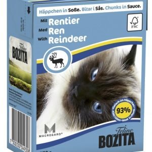 Bozita Poronlihaa Sisältävät Bozita Feline Palat Kastikkeessa 16 X 370 G