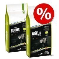Bozita Robur -säästöpakkaus - 2 x 15 kg Active & Sensitive 22/16