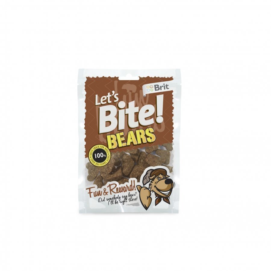 Brit Let's Bite Bears Wild Boar 150g