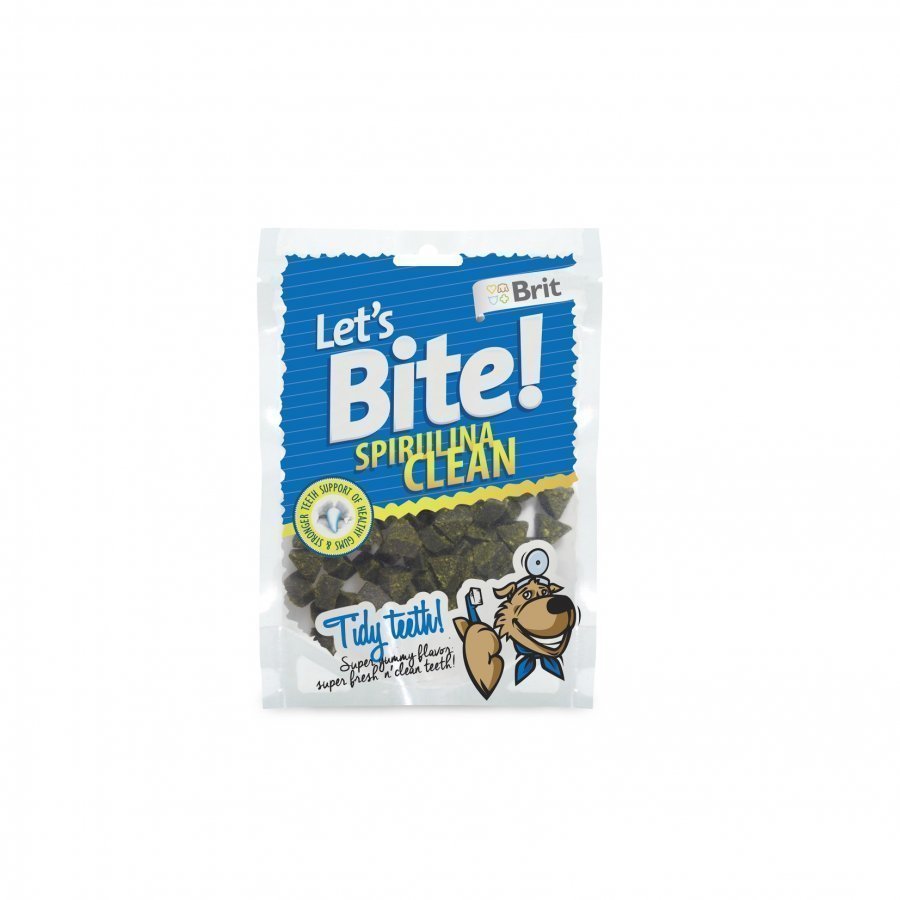 Brit Let's Bite Dental Spirulina Clean 150 G