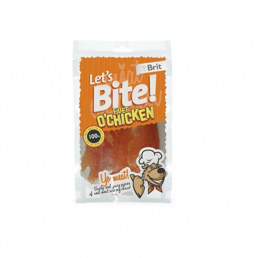 Brit Let's Bite Fillet O Chicken 80g