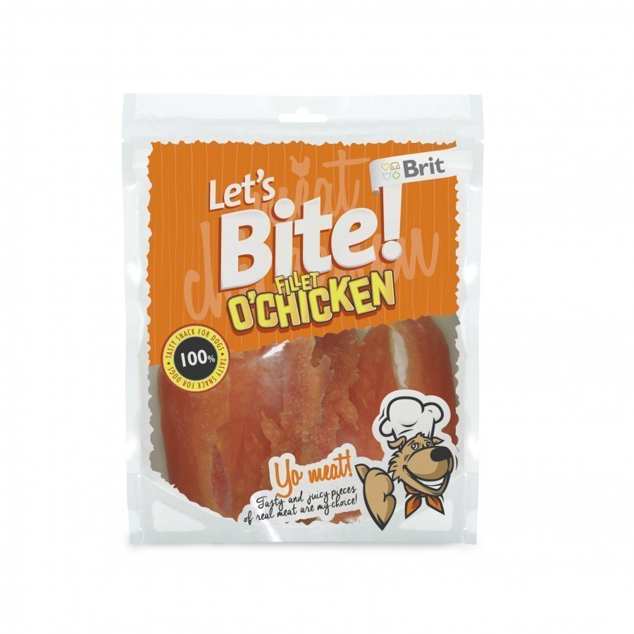 Brit Let's Bite Fillet O Chicken Storpack 400 G