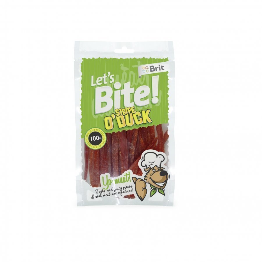 Brit Let's Bite Stripe O Duck 80g