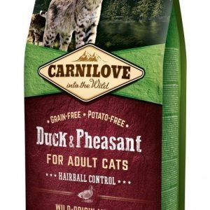 Carnilove Cat Duck & Pheasant Hairball Controll 6 Kg