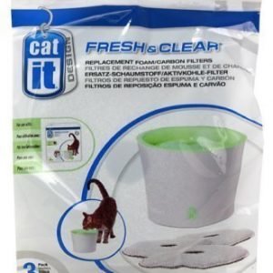 Cat It Hiilisuodatin Cat It Juomalähteeseen Fresh & Clear 3 Litraa 3kpl / Pakk