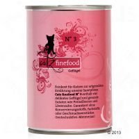 Catz Finefood -purkkiruoka 6 x 400 g - nauta & ankka