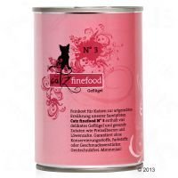 Catz Finefood -purkkiruoka 6 x 400 g - silli & rapu