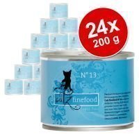 Catz Finefood -säästöpakkaus: 24 x 200 g - riista & puna-ahven