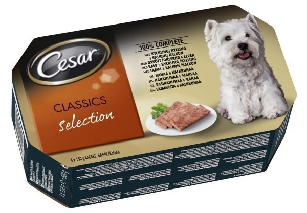 Cesar Classics Selection 4 X 150 G Pakkaus