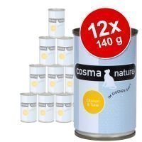 Cosma Nature -säästöpakkaus 12 x 140 g - kana & juusto