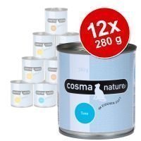 Cosma Nature -säästöpakkaus 12 x 280 g - kaksi makua