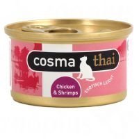 Cosma Thai hyytelössä 6 x 85 g - kana & tonnikala