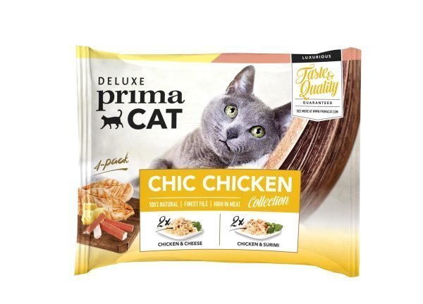 Deluxe Primacat Chic Chicken 4 X 50 G Annospussit