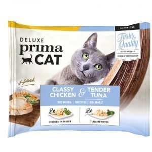 Deluxe Primacat Classy Chicken And Tender Tuna 4 X 50 G Annospussit