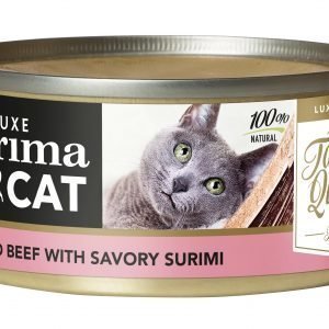 Deluxe Primacat Nautaa Ja Surimia Paté 80 G Annosateria