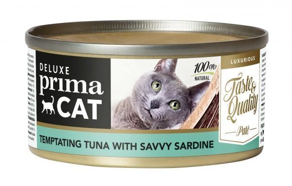 Deluxe Primacat Tonnikala-Sardiini Paté 80g